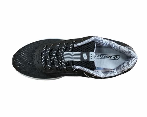 Lotto Superlight One - Women's Lightweight Running Shoe Black Silver