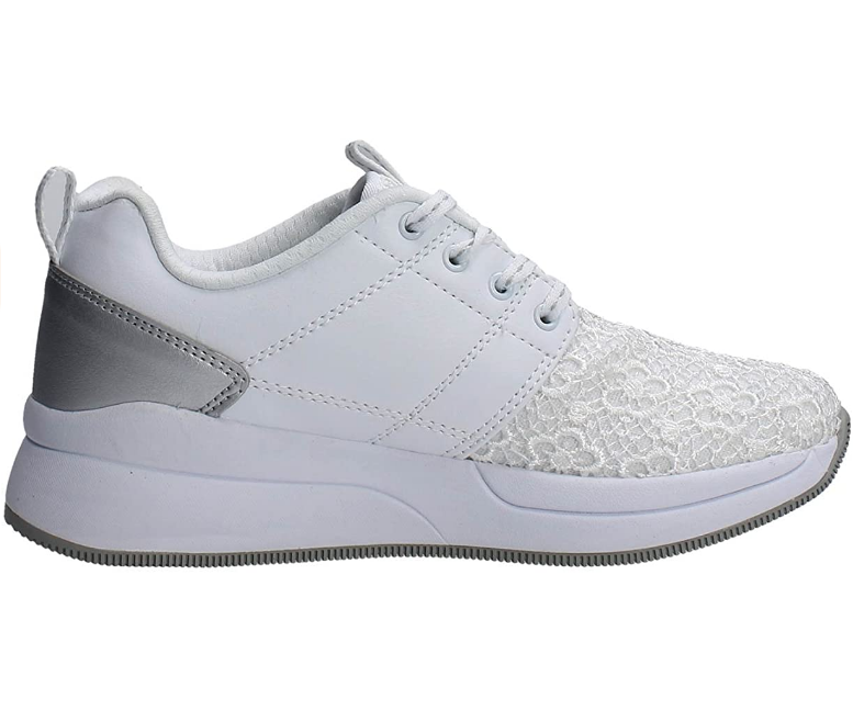 Lotto Iris II Amf S7660 Women's Walking Sneakers White Silver - 8059136444631