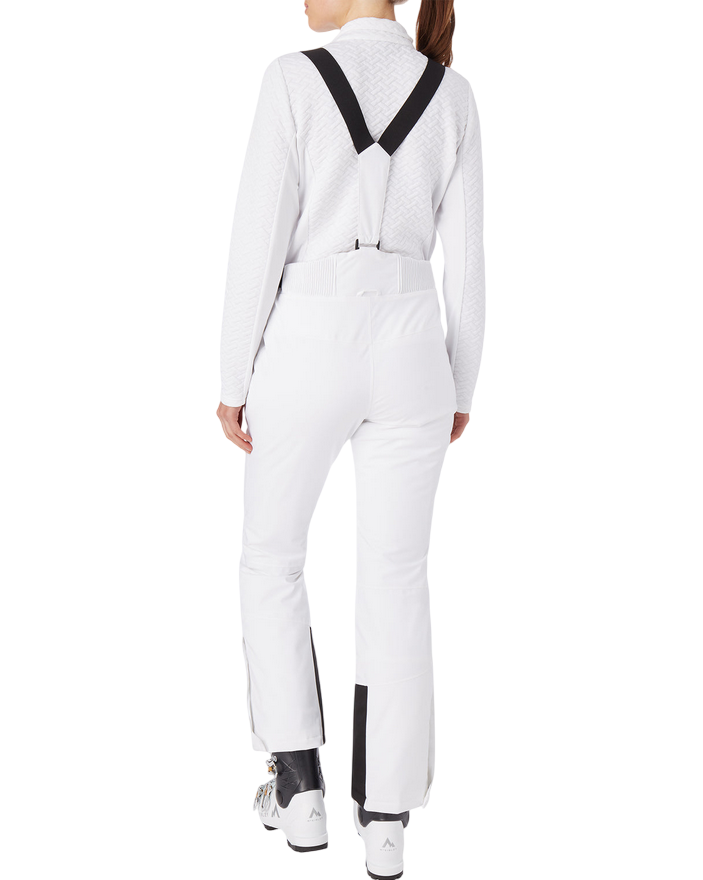 MCKINLEY – Pantalone Neve Donna DINA con Bretelle 10MM TU 431088-001 Bianco| Massima Protezione, Eleganza e Libertà sulla Neve