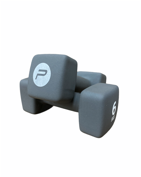 2Improve Neoprene Dumbbells 2x6kg P2I201440 - Grey LEGENDARY Set