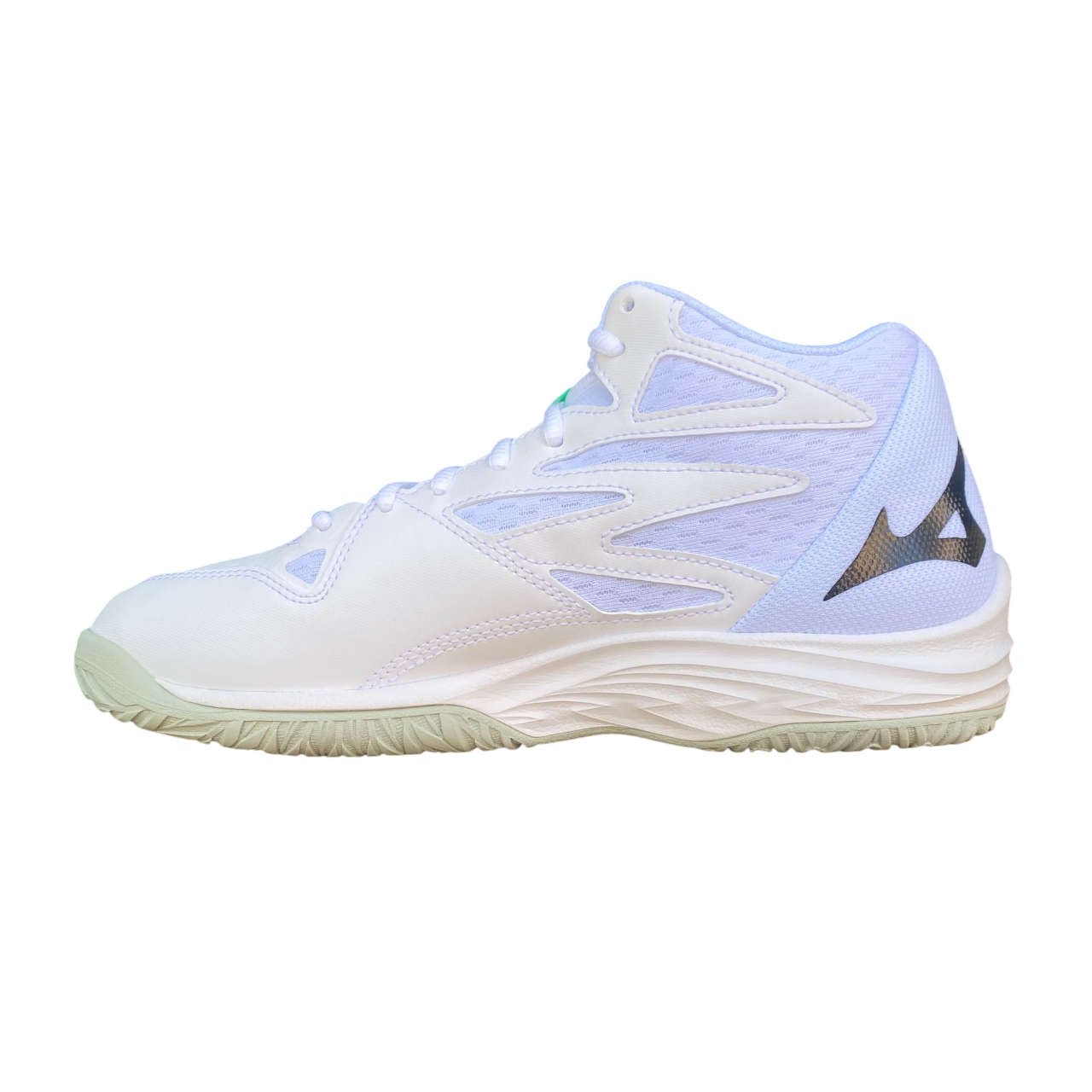 Mizuno Thunder Blade Z Mid V1GA237516 - Unisex White Volleyball Shoes