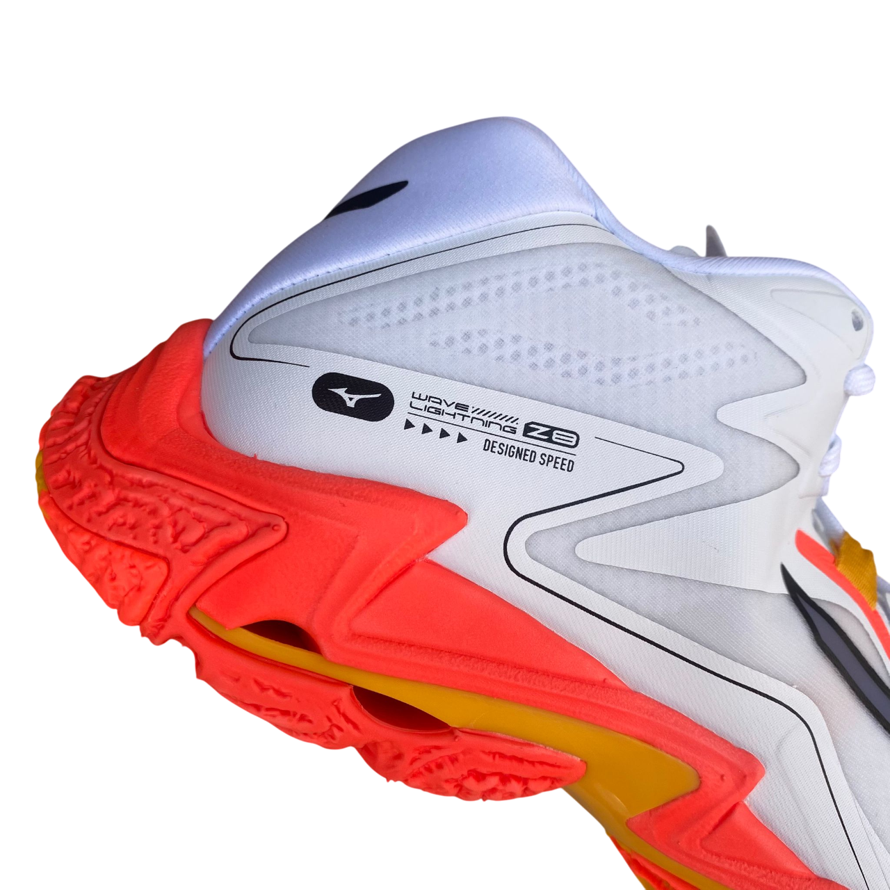 Mizuno Wave Lightning Z8 Mid V1GA240598 White - Men's ELITE Volleyball Shoes