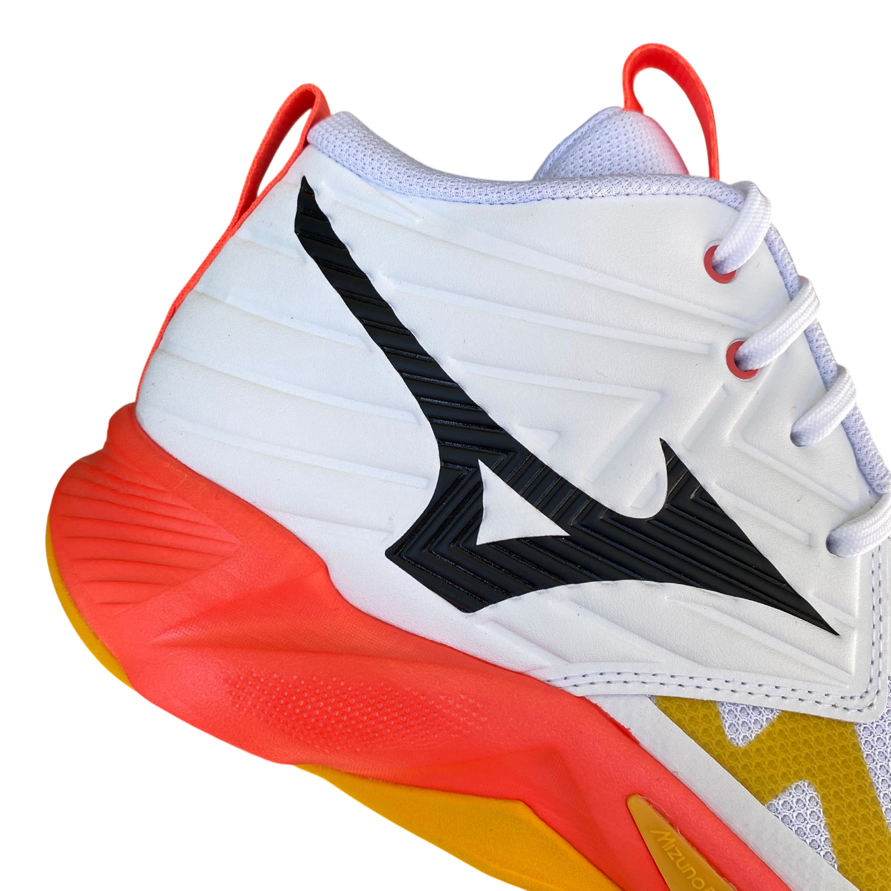 Mizuno Wave Momentum Pro Mid Scarpe Pallavolo Unisex Bianco Corallo - V1GA254501