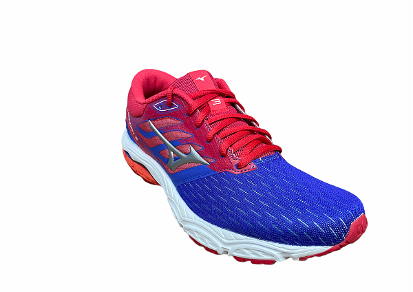 Mizuno Women's Running Shoe Wave Prodigy 3 J1GD201004 Blue-Silver-Pink