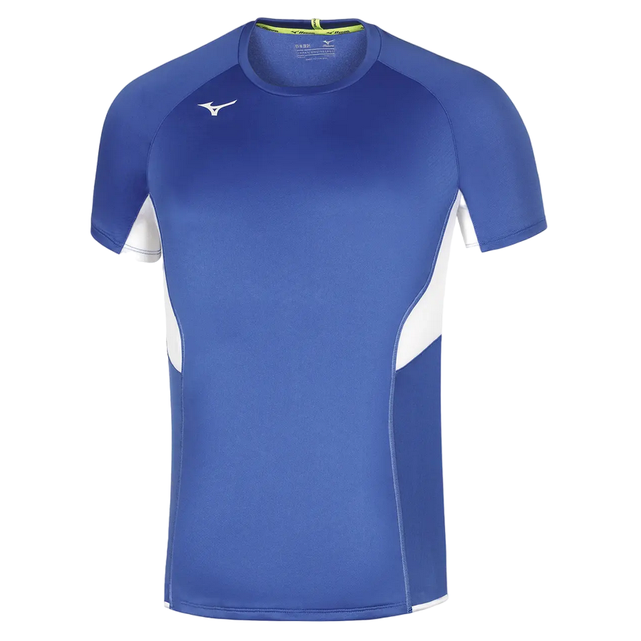 Mizuno men's short sleeve technical t-shirt Authentic U2EA7102 22 light blue