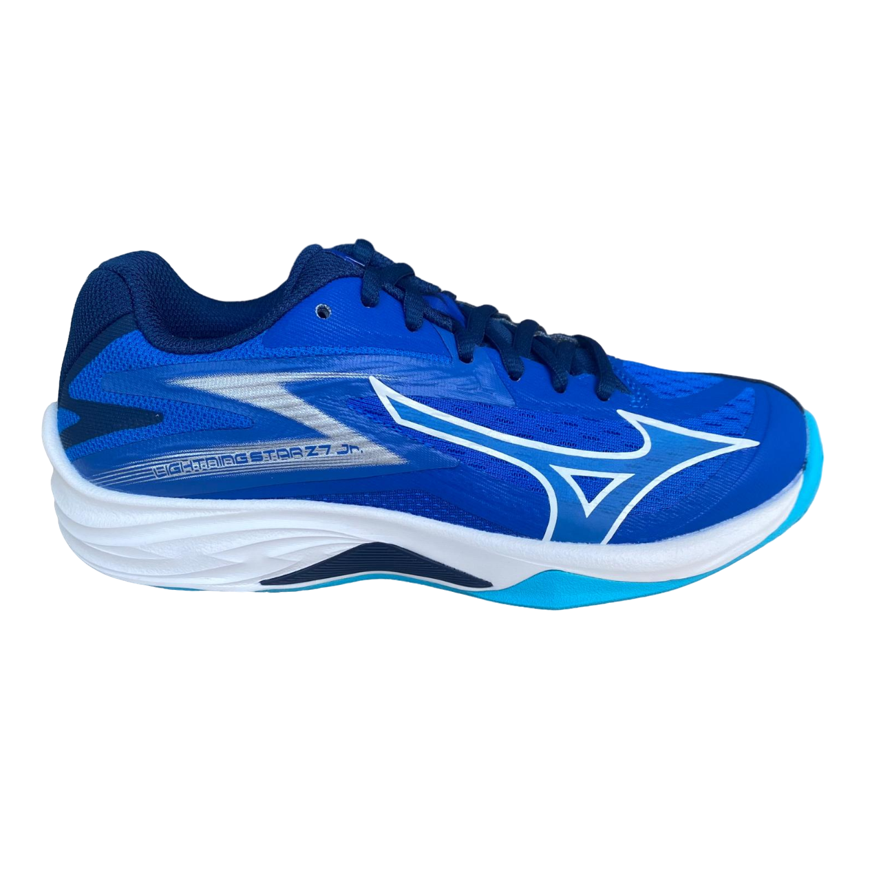 Mizuno boys' volleyball shoes Lightning Star Z7 V1GD230301 blue-white