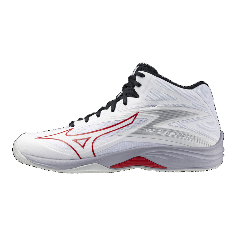 Mizuno Men's Volleyball Shoe Thunder Blade Z Mid V1GA237596 White-Red