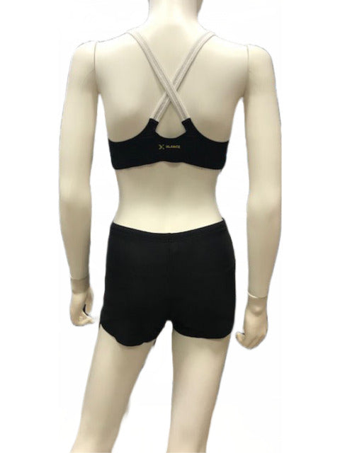Aquarapid women's 2-piece swimsuit for sea or pool ALFA/C black