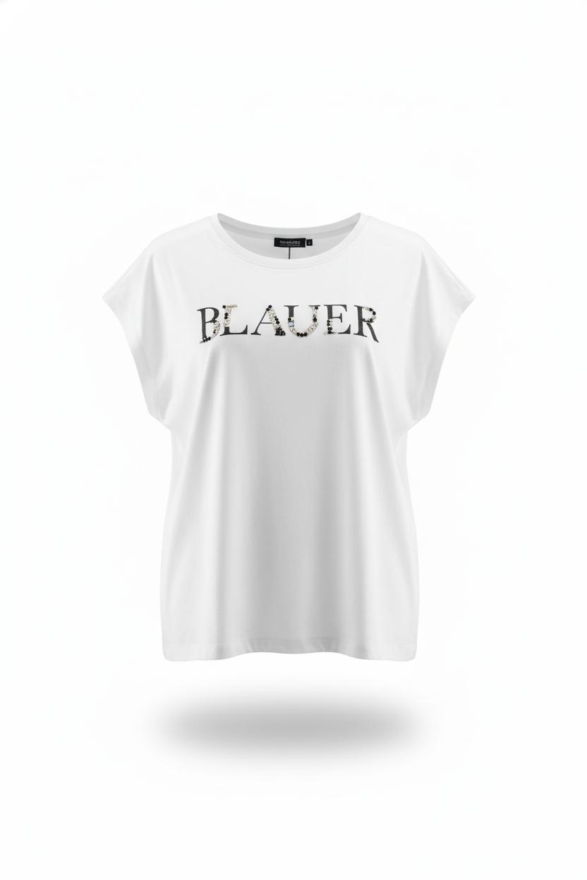 Blauer donna maglietta manica corta Mohawk 26SBLDK02415 007507 100 bianco