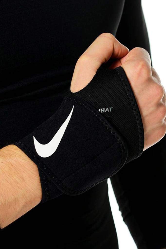 Nike Polsno con foro al pollice Wrist and Thumb Wrap nero