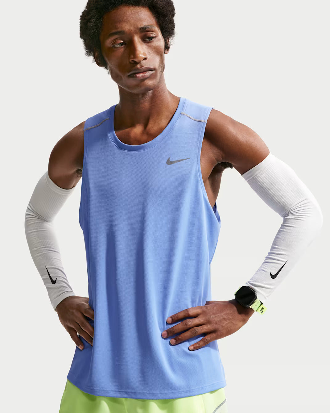 Nike Canotta Running Uomo Miler Blu Royal - IF2018-494