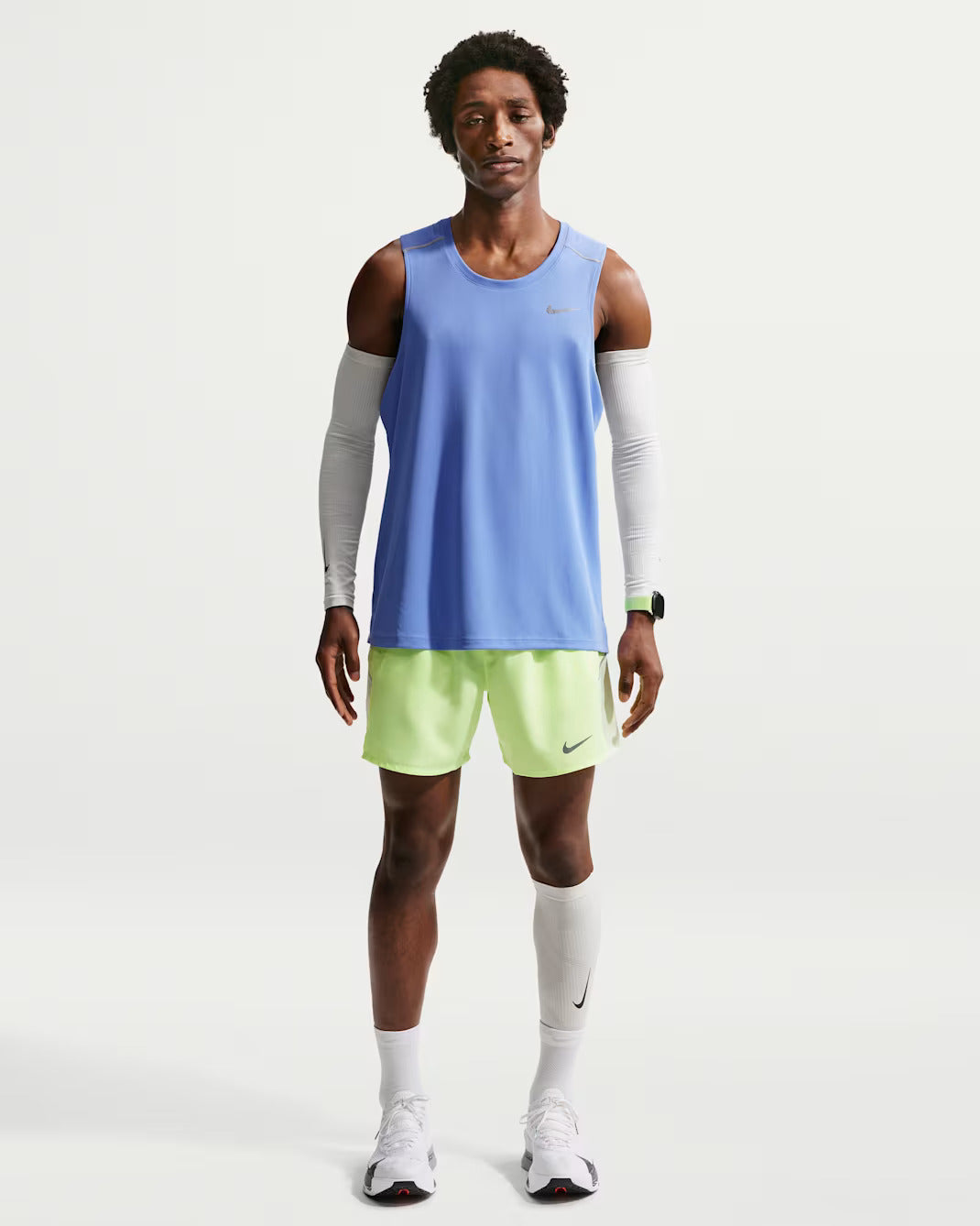 Nike Canotta Running Uomo Miler Blu Royal - IF2018-494