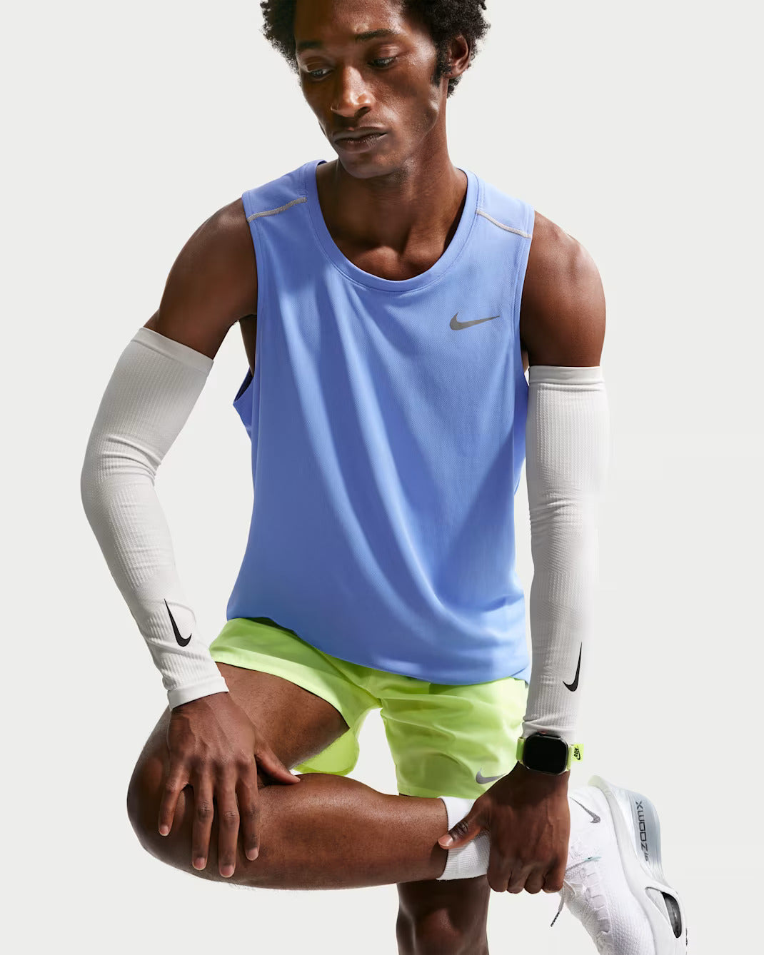Nike Canotta Running Uomo Miler Blu Royal - IF2018-494