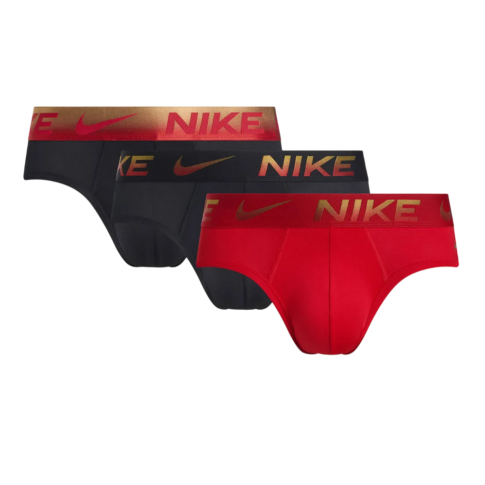 Nike 3 Slip Uomo Nero Dri-Fit Essential Micro Hip Brief - KE1155-622