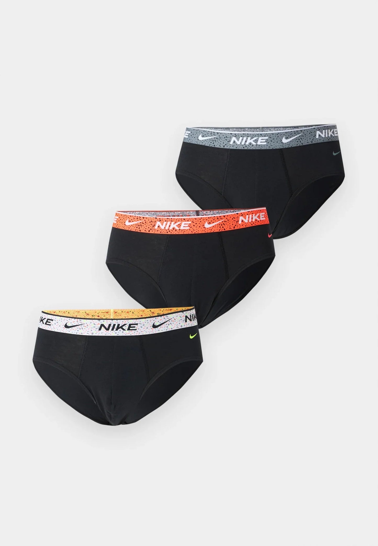 Nike Slip Uomo Essential Cotton Stretch Nero Confezione da 3 - KE1283-0W3
