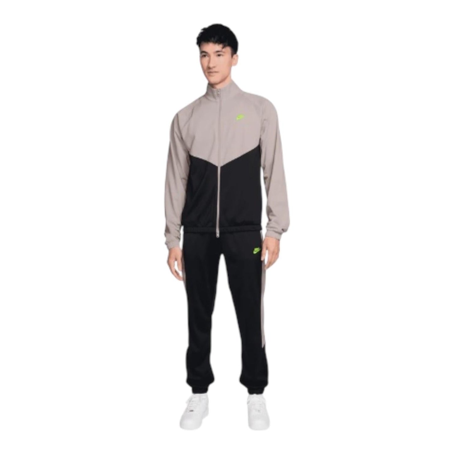 Nike Tuta Windrunner IF1623-011 Beige Nero Uomo