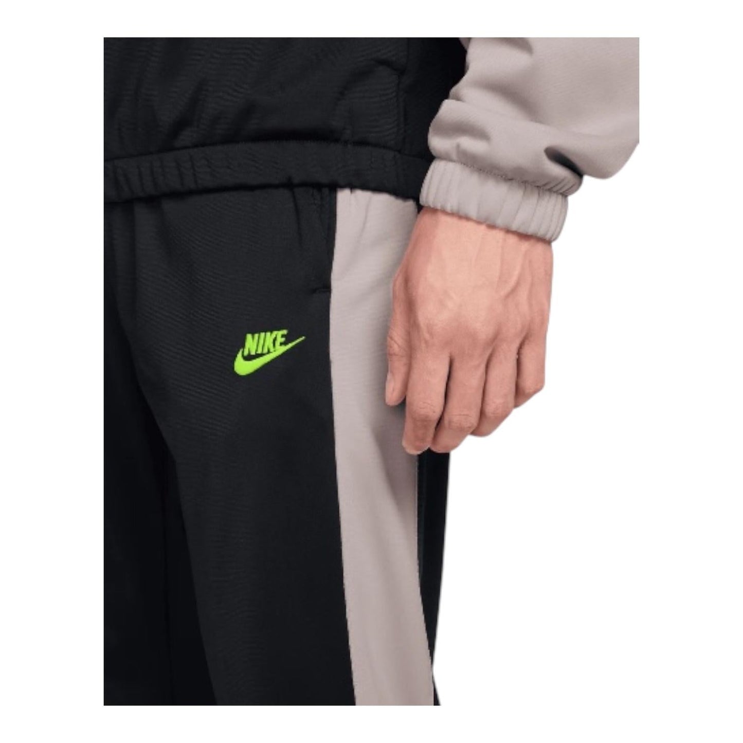 Nike Tuta Windrunner IF1623-011 Beige Nero Uomo