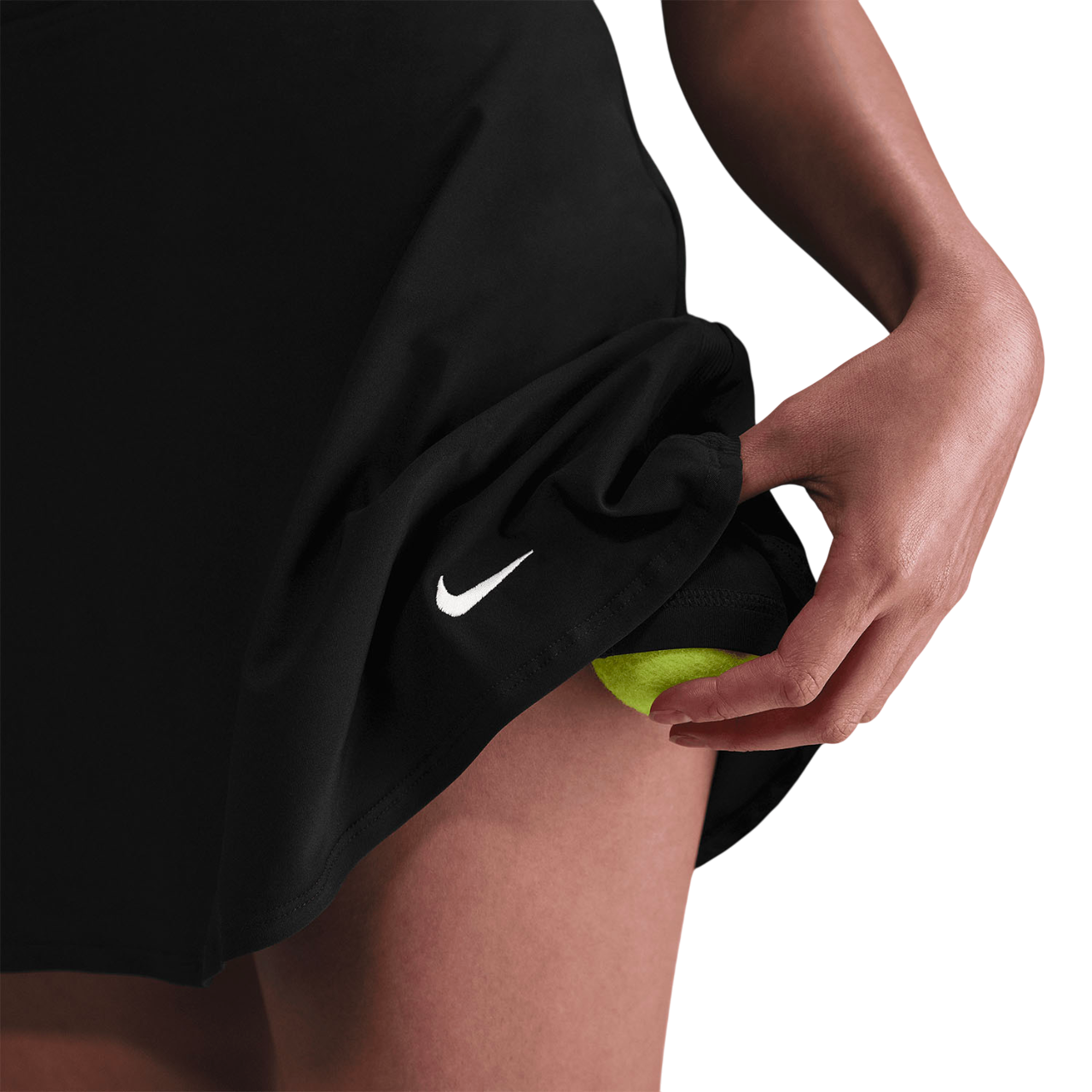 Nike Women's Dri-FIT Victory Flounce Tennis Skirt FD6528-010 Black