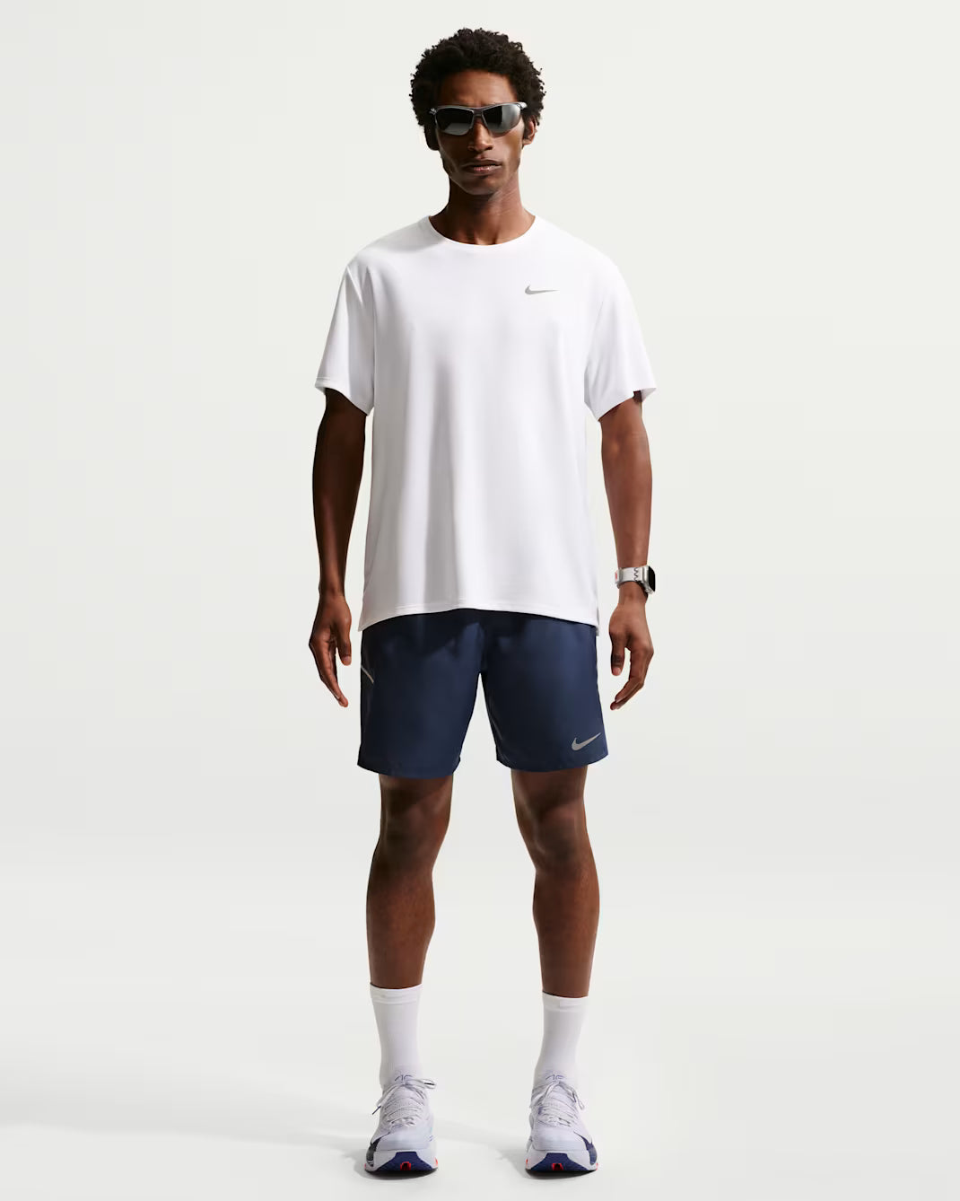 Nike Miler Pantaloncino Running Uomo Blu Midnight Navy - IF2070-410
