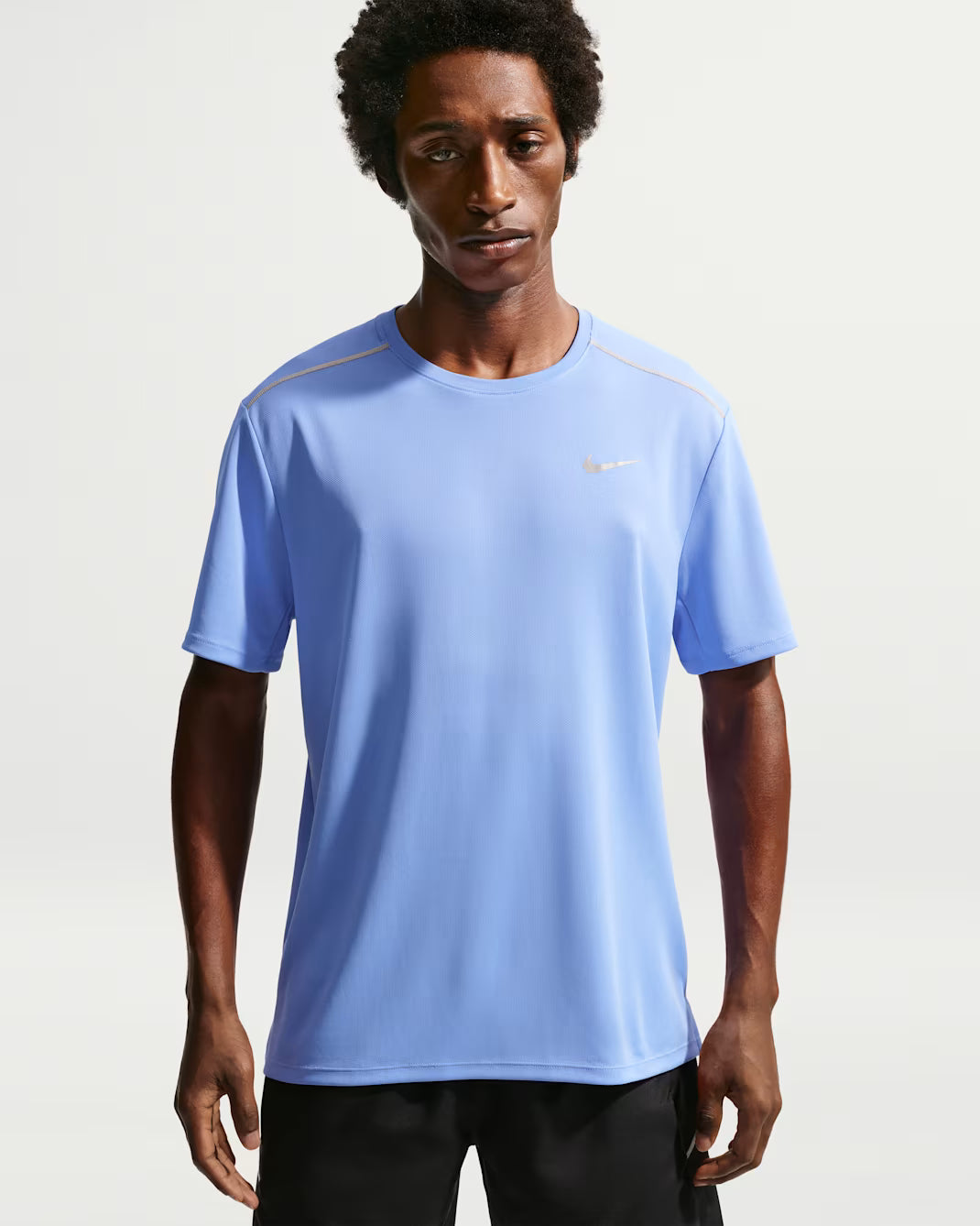 Nike Miler T-Shirt Running Uomo Bluette - IF2082-494