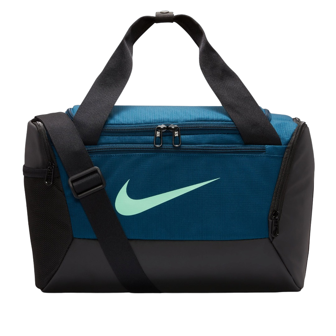Nike borsone per palestra Brasilia da 25 litri DM3977-460 blu nero verde