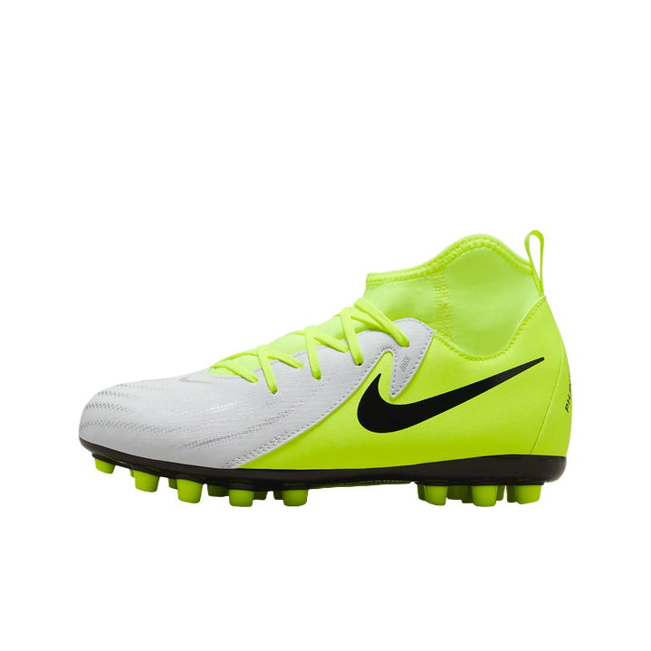 Nike Phantom Luna II Academy AG Junior Football Boot FJ2605-003 Silver-Yellow
