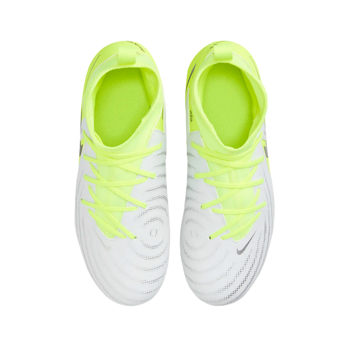 Nike Phantom Luna II Academy AG Junior Football Boot FJ2605-003 Silver-Yellow