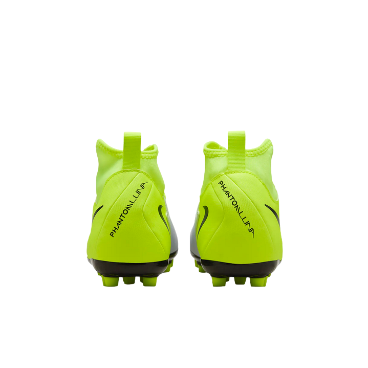 Nike Phantom Luna II Academy AG Junior Football Boot FJ2605-003 Silver-Yellow