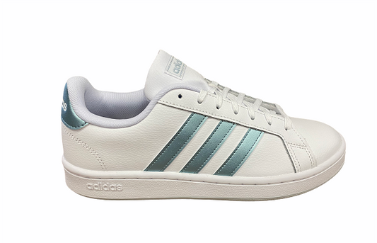 Adidas Women's Grand Court Sneakers H00698 white-vismetallic