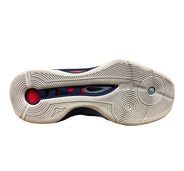 Mizuno Men's Volleyball Shoe Wave Momentum Mid V1GA191720 Reflex Blue White
