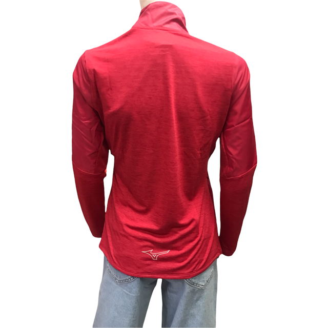 Mizuno Women's Active Hybrid Dry Ls Hz Half Zip Running Technical Top J2GC1714 61 Rose Red
