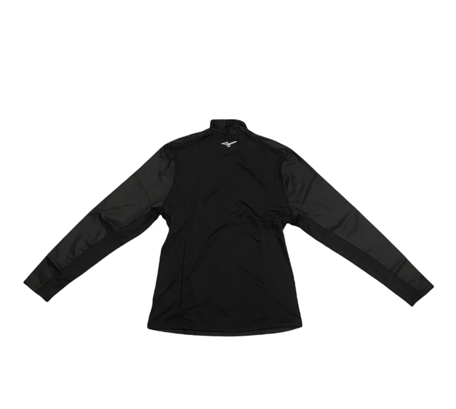 Mizuno Men's Active Hybrid Dry Ls Hz J2GC1525 09 black Half-Zip Running Top