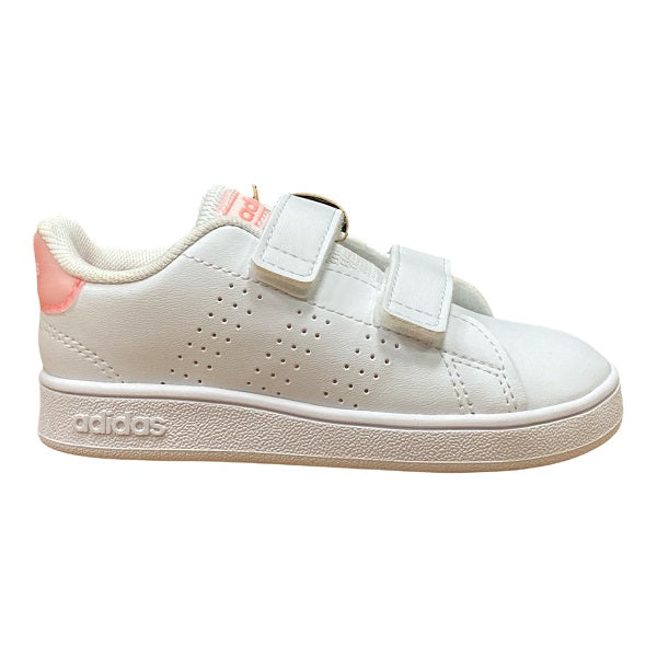 Adidas Girls' Advantage CF I GW0454 White/Pink Sneakers