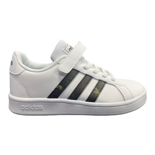 Adidas Grand Court EL C GZ1085 Kids' Sneaker white-camo