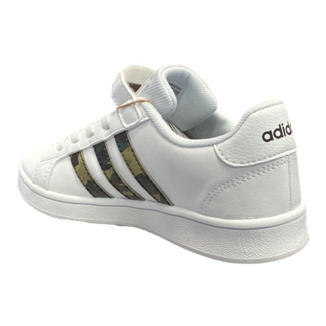 Adidas Grand Court EL C GZ1085 Kids' Sneaker white-camo