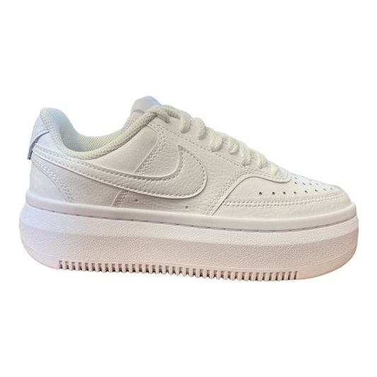 Nike Court Vision Alta DM0113-100 Bianco | Sneaker Zeppa Donna Pelle Premium