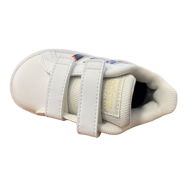 Adidas Grand Court CF I GZ1079 white-black children's sneakers