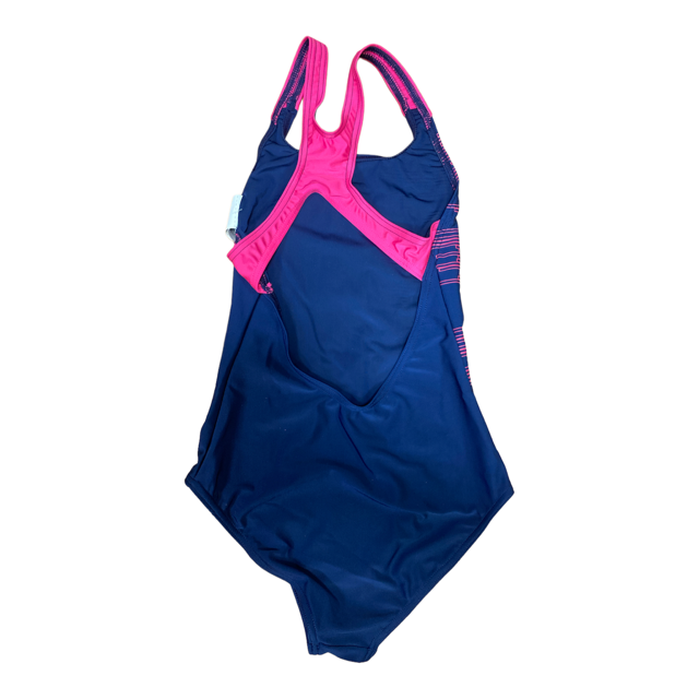 Arena Girl's One-Piece Swimsuit Logo 006356 790 navy-freak rose