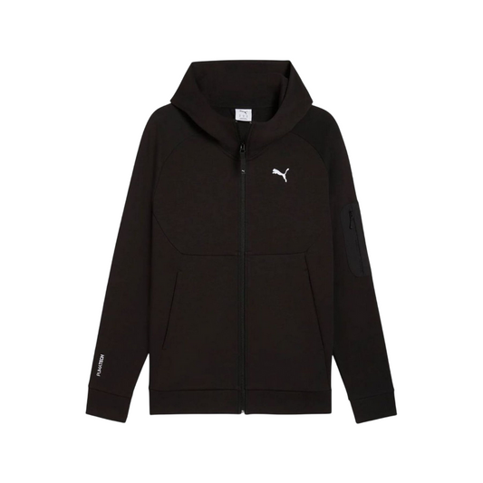 Puma Felpa Uomo con Cappuccio 688045-01 Nero