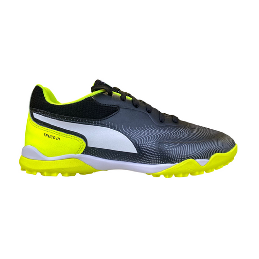 Puma Truco III TT - Scarpe da Calcetto Uomo Nero-Giallo 107426-07