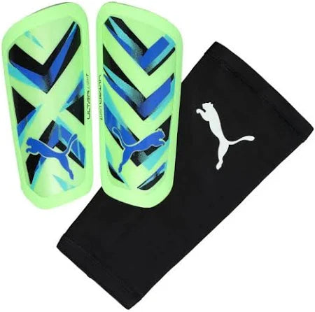 Puma Ultra 030873-12 Apple Green Football Shin Guards