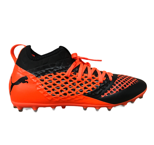 Puma Future 2.3 Netfit MG 104833-02 Men's Football Boots Black Orange