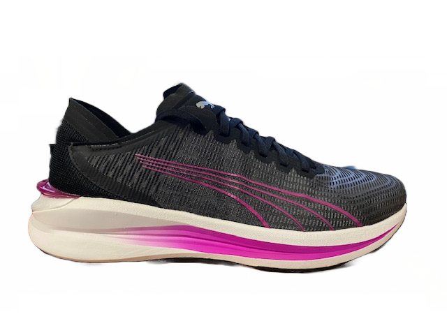 Puma Electrify Nitro 195174-08 Women's Running Shoes Black Orchid