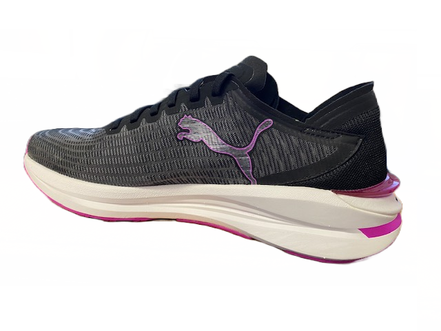 Puma Electrify Nitro 195174-08 Women's Running Shoes Black Orchid