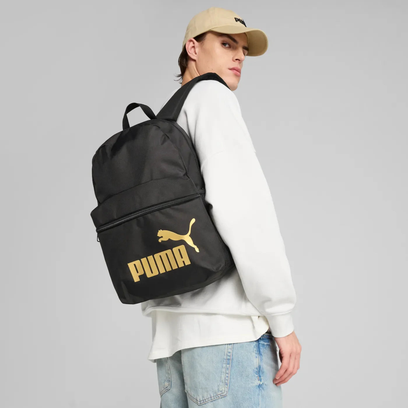 Puma multi-purpose backpack Phase 091164-03 black-gold