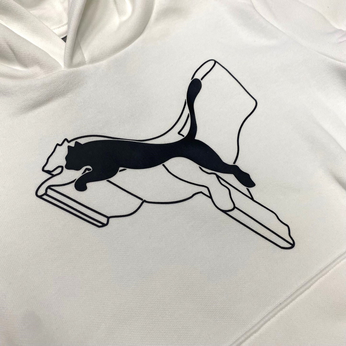 Puma boys' hoodie Cat Logo 683809-02 white