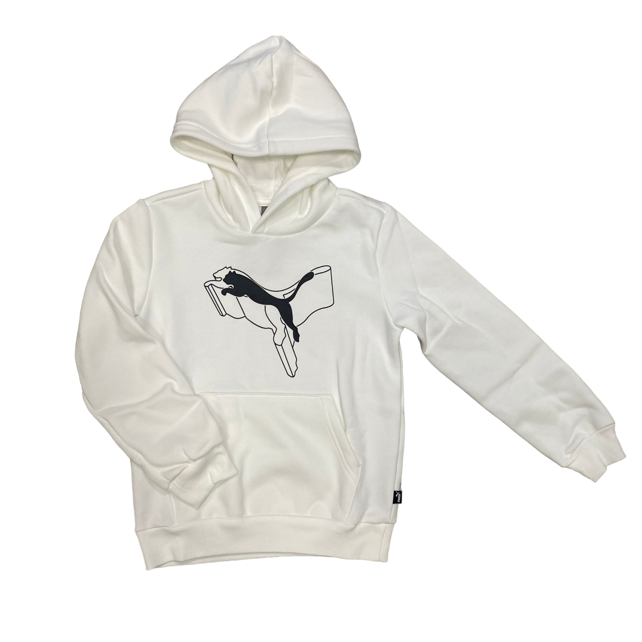 Puma boys' hoodie Cat Logo 683809-02 white