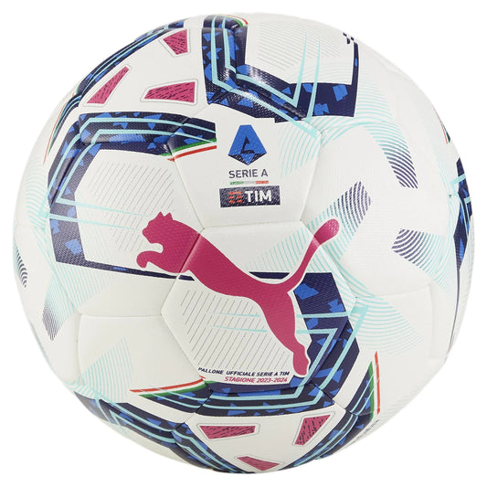 Puma pallone Serie A Orbita 084116-01 bianco blu Misura 5