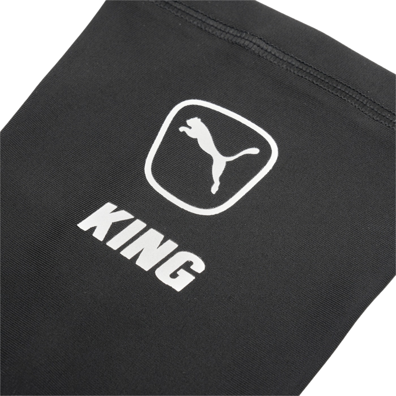 Puma King 030851-02 Black/Silver Football Shin Guards