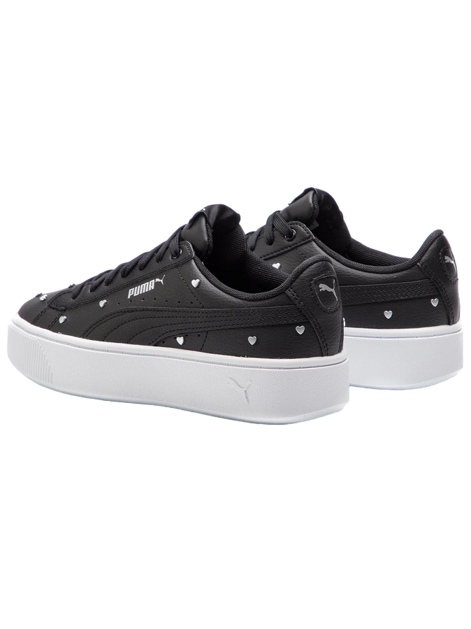 Puma Women's Vikky Stacked Studs Sneakers 369636 01 Black